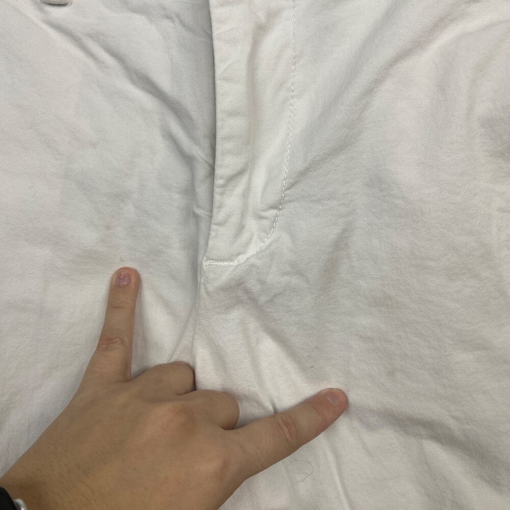 Hollister Mens Shorts White Classic Flat Front Casual Epic Flex Stretch 29 - Picture 11 of 13
